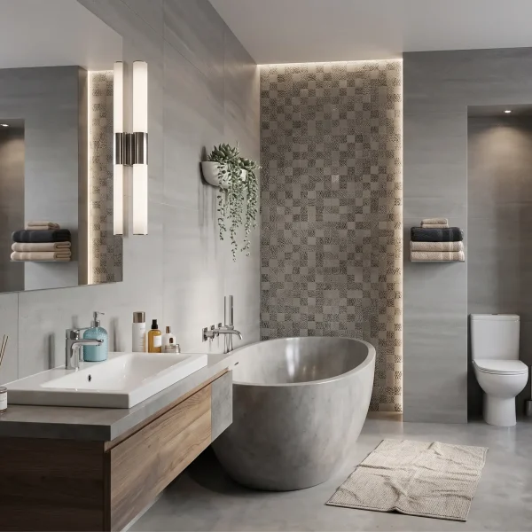 salle de bain neuve